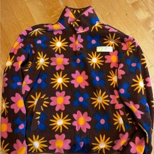 Floral Parks Project Fleece Sweater